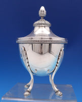 Empire by Buccellati Italian Sterling Silver Tea Set 4pc Plus Tray Spoon (#8307)