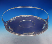 English Rose by Durgin Sterling Silver Cookie Plate / Cake Stand #490 (#3976)