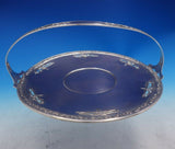 English Rose by Durgin Sterling Silver Cookie Plate / Cake Stand #490 (#3976)