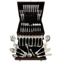Burgundy by Reed & Barton Sterling Silver Flatware Set For 8 Service 67 Pieces