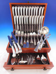 Pavillion by Calegaro Italy Sterling Silver Flatware Set Service 121 pcs Dinner