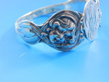 Cupid Sunbeams by Unger Sterling Silver Napkin Ring  1 7/8" x 1 7/8"  original