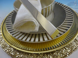 Golden Scroll by Gorham Sterling Silver Flatware Set for 8 Service 34 Pieces