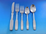 Paul Revere by Oneida Stainless Steel Flatware Service for 12 Set 76 pieces