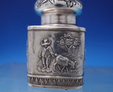 Neresheimer and Sohne German .925 Silver Snuff Box with Figural Scenes (#7209)