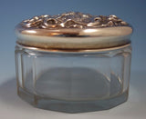 Irian by Wallace Sterling Silver Dresser Jar #3012 3 1/4" No Monogram (#1744)