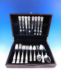 Grenada Old Newbury Crafters Sterling Silver Flatware Set Service 42 pcs Dinner