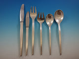 Tulip by Michelsen Sterling Silver Flatware Set for 12 Service 76 Pieces Modern