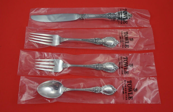 Charlemagne by Towle Sterling Silver Regular 4-piece Place Setting FS new