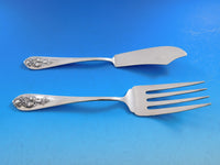 Pendant of Fruit by Lunt Sterling Silver Flatware Set for 12 Service 84 pieces