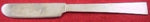 Continental by International Sterling Silver Butter Spreader Flat Handle 5 3/4"