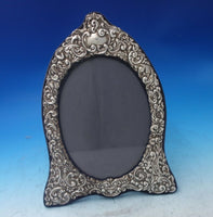 Keyford Frames Limited English Sterling Silver Picture Frame Oval Floral (#6191)