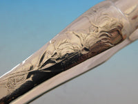 Lap Over Edge Acid Etched by Tiffany Sterling Silver Ice Tong Chicken Claw 8 1/2