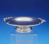 Quaker Silver Co Sterling Silver Compote w/ Leaf Beads Mid-Century #8822 (#3769)