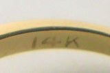Antique 14k Yellow Gold 2/3 Carat Genuine Natural Diamond Ring (#J3862)