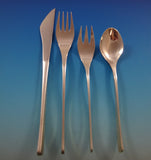 Vision International Sterling Silver Flatware Set 12 Service Mid Century Modern