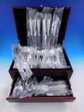 Foglia Leaf by Schiavon Italy Sterling Silver Flatware Set Service 45 pcs Unused