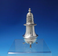 Sterling Silver Salt and Pepper Shaker Pair #2964 Gadroon Style w/ Feet (#5127)