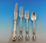 English Gadroon by Gorham Sterling Silver Flatware Set for 12 Service 48 Pieces
