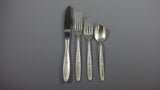 Rose Solitaire by Towle Sterling Silver Flatware Set For 8 Service 51 Pieces