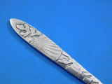 Lap Over Edge Acid Etched by Tiffany and Co Sterling Cocktail/Oyster Fork Shells