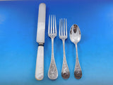 Bird by Wendt Sterling Silver Flatware Set for 12 Service 56 pieces Audubon