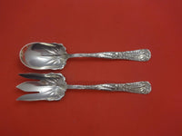 Vine by Tiffany & Co. Sterling Silver Salad Serving Set with Pea Pods 2pc 10"