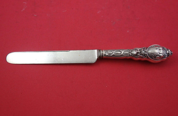 Douvaine by Unger Sterling Silver Nouveau Dinner Knife blunt SP Blade 9 3/8"
