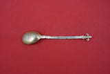 Pattern Unknown by Shiebler Sterling Silver Sugar Spoon GW w/ fleur de lis 6"