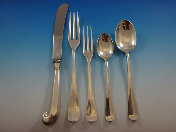 Queen Anne Williamsburg by Stieff Sterling Silver Flatware Set 8 Service 41 Pcs