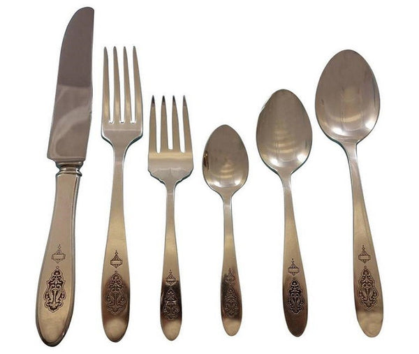 Bird of Paradise by Community Silverplate Flatware Set For 12 Service 80 Pieces