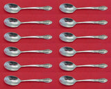Rhapsody New by International Sterling Silver Demitasse Spoon Set of 12pc 4 1/4"