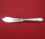 Early American Engraved by Lunt Sterling Silver Master Butter HH AS 7 1/4"