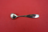 Flora by Shiebler Sterling Silver Salt Spoon Master w/ forget me not  3 7/8"