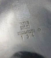 Beaded by Georg Jensen Sterling Silver Condiment Caddy Gold washed #134 (#6134)