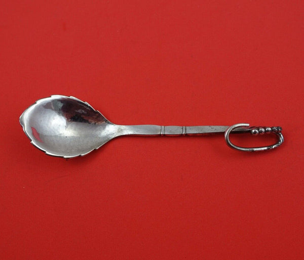 Ornamental #41 By Georg Jensen Sterling Silver Sugar Spoon GI mark 5 3/8"