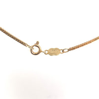 14k Gold Deco Style Large 43ct Genuine Natural Madeira Citrine Necklace (#J6239)
