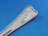 Lap Over Acid Etched by Tiffany Sterling Silver Serving Spoon Marigolds 8 5/8"