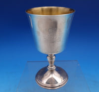 JHO English Estate Sterling Silver Wine Goblet GW in Fitted Box Jubilee (#7496)