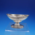 Georgian English Sterling Silver Oval Footed Salt Cellar Master Dip (#4223)