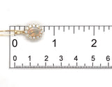 14k Yellow Gold .59ct Australian Genuine Opal Pendant w/ Diamond Halo (#J7428)