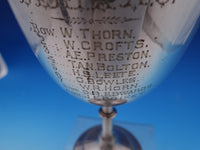 Sheffield English Estate Silverplated Goblet Chalice Large WM Hutton 9320 #7745