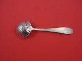 Berry by Whiting Sterling Silver Sugar Sifter Ladle fluted w/ blueberries 6"