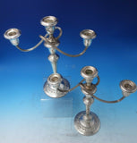 Strasbourg by Gorham Sterling Silver Candelabra Pair 3-Light #1130 (#5873)