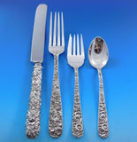 Repousse by Kirk Sterling Silver Flatware Set Service 65 pieces Dinner