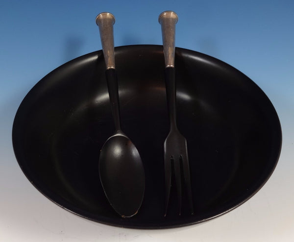 Richard Hudson French Sterling Silver Salad Set 3pc w/American Sterling #0887