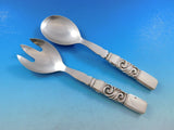 Scroll by Georg Jensen Danish Sterling Silver Flatware Set Service 45 pieces