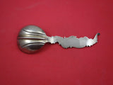 Number 3927 by Shiebler Sterling Silver Berry Spoon Gold Washed 9 3/8"