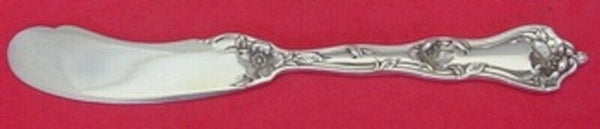 Intaglio by Reed and Barton Sterling Silver Butter Spreader FH Wild Rose 5 7/8"