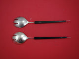 Celsa Pattern Unknown by Celsa Sterling Silver Salad Serving Set 2 forks 10 1/2"